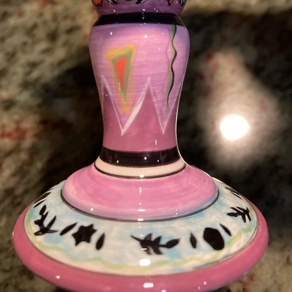 NEW!! beautiful painted ceramic kiddish cup - Picture 4 of 10